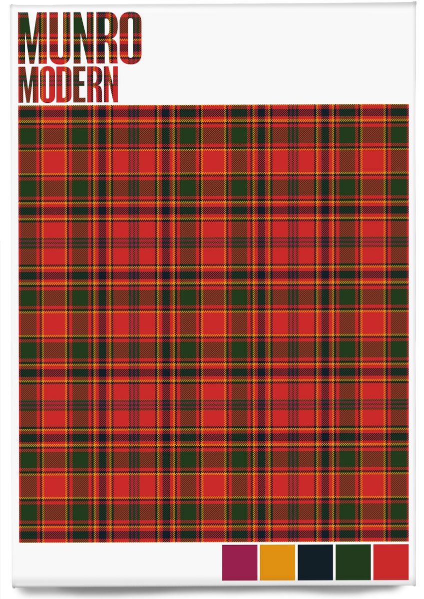 Munro Modern tartan – magnet