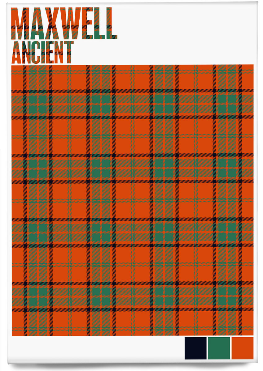 Maxwell Ancient tartan – magnet