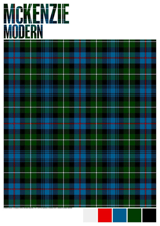 McKenzie Modern tartan – poster