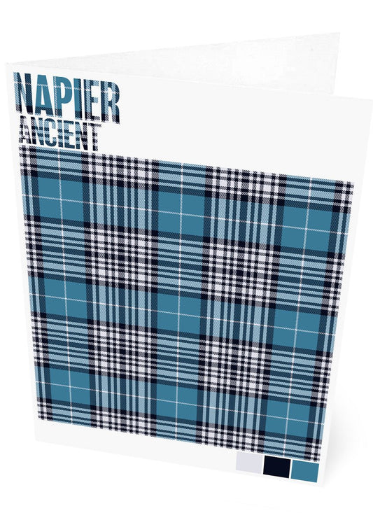 Napier Modern tartan – set of two cards