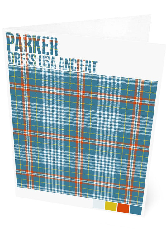 Parker Dress USA Ancient tartan – set of two cards