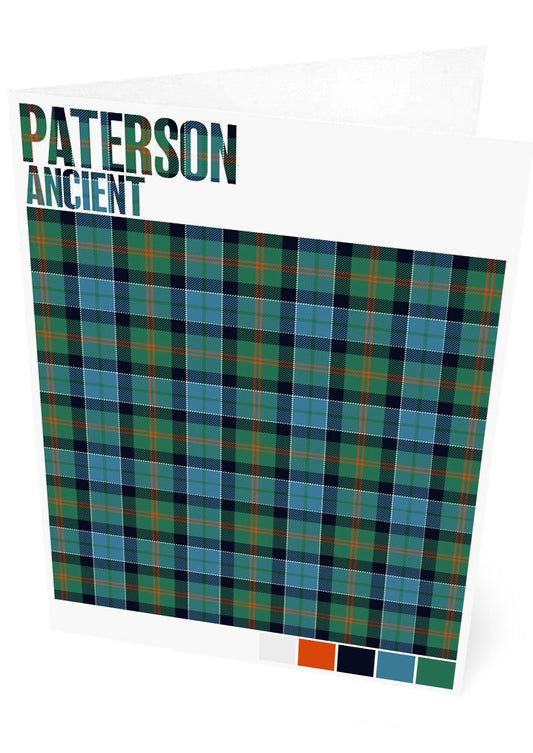 Paterson Ancient tartan – set of two cards