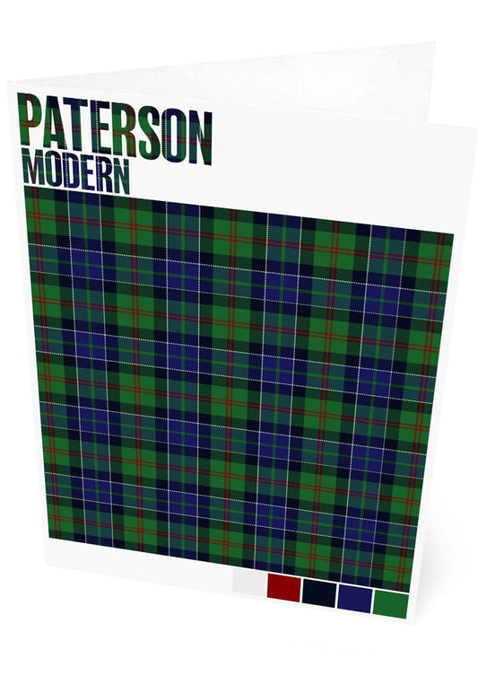 Paterson Modern tartan – set of two cards