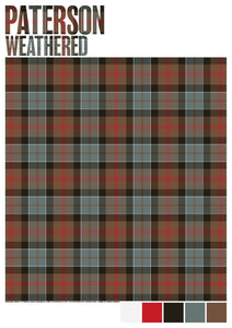 Paterson Weathered tartan – poster