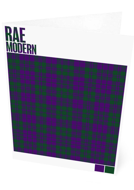 Rae Modern tartan – set of two cards