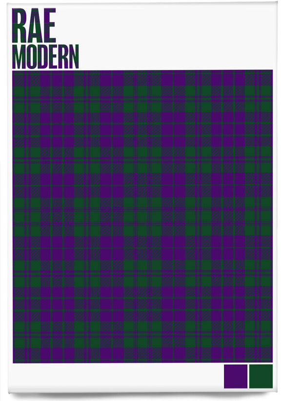 Rae Modern tartan – magnet