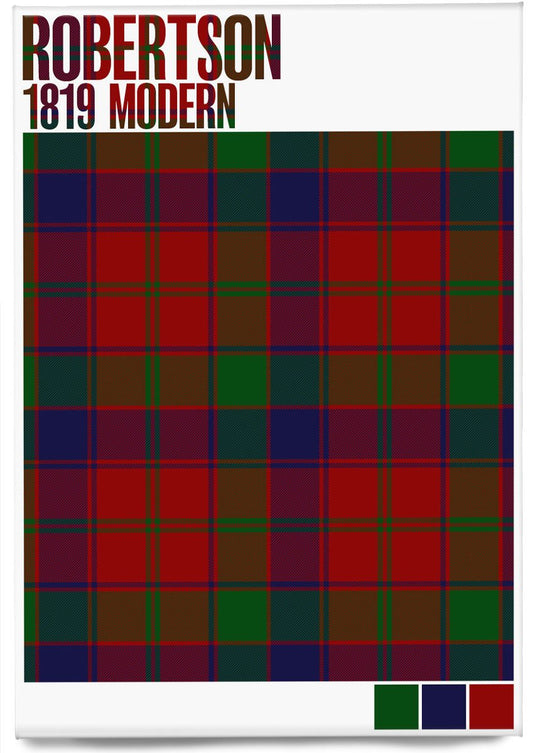 Robertson 1819 Modern tartan – magnet