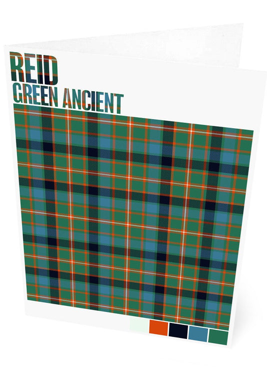 Reid Green Ancient tartan – set of two cards