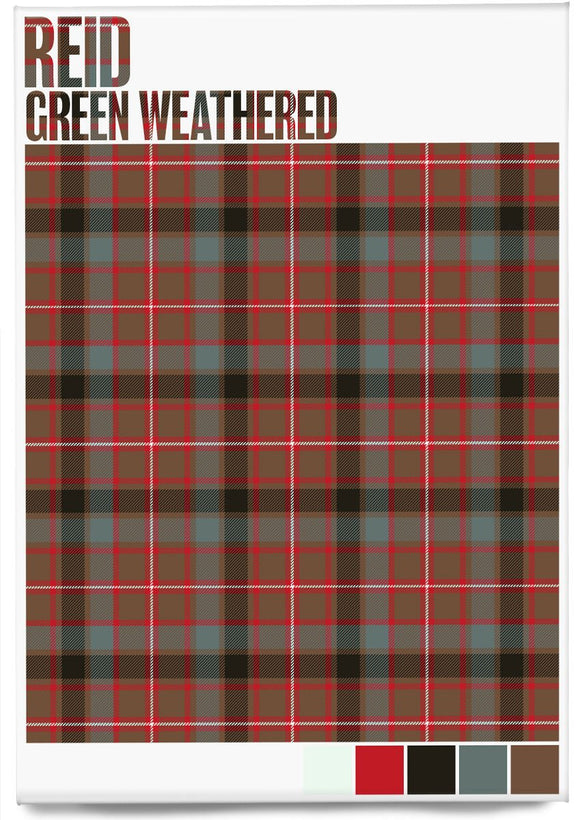 Reid Green Weathered tartan – magnet