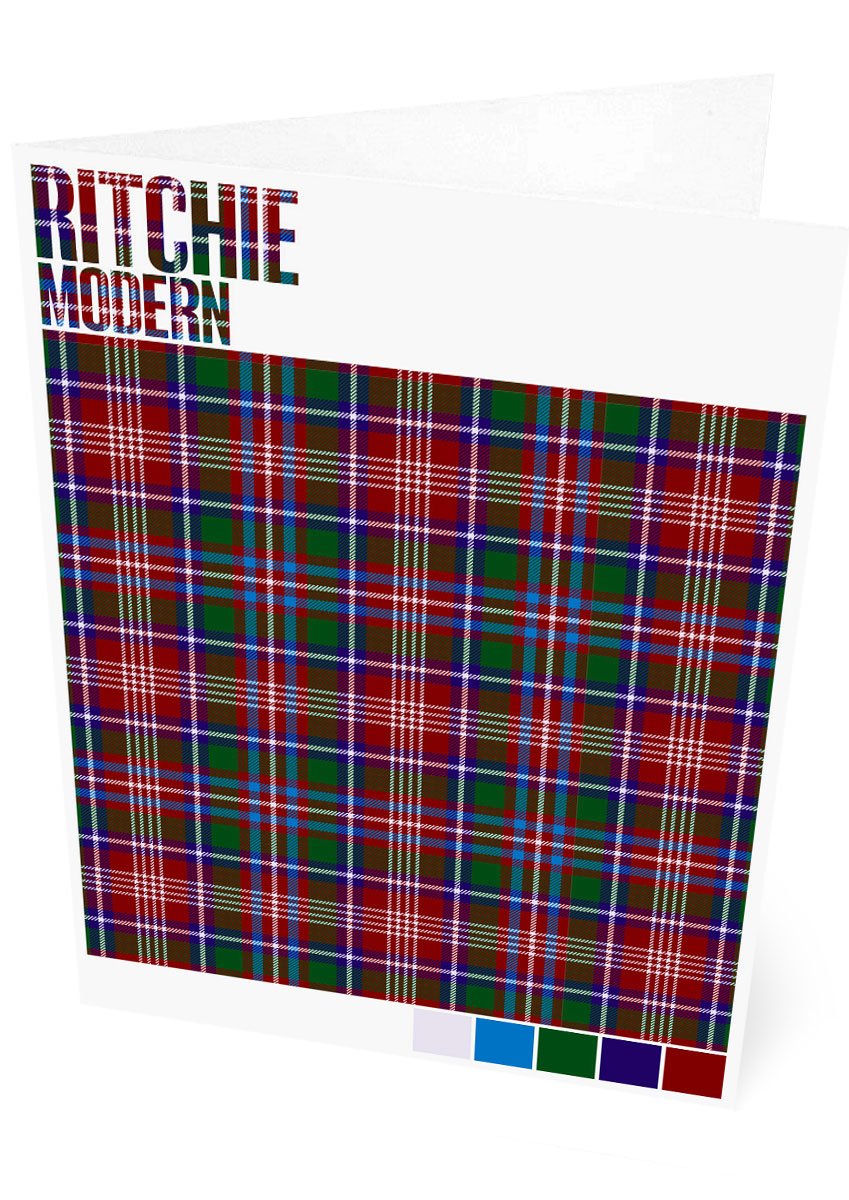 Ritchie Modern tartan – set of two cards
