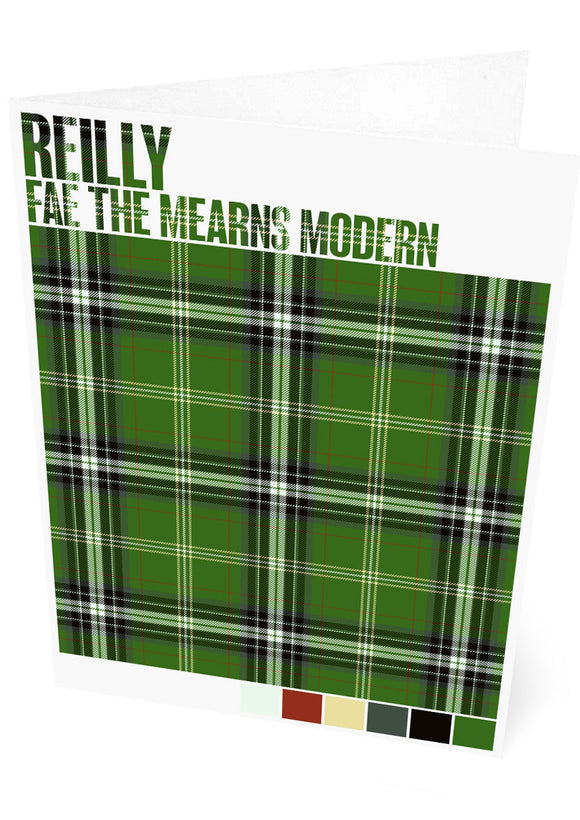 Reilly fae the Mearns Modern tartan – set of two cards