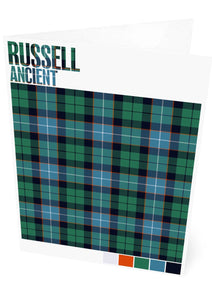 Russell Ancient tartan – set of two cards