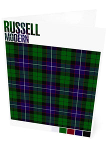 Russell Modern tartan – set of two cards
