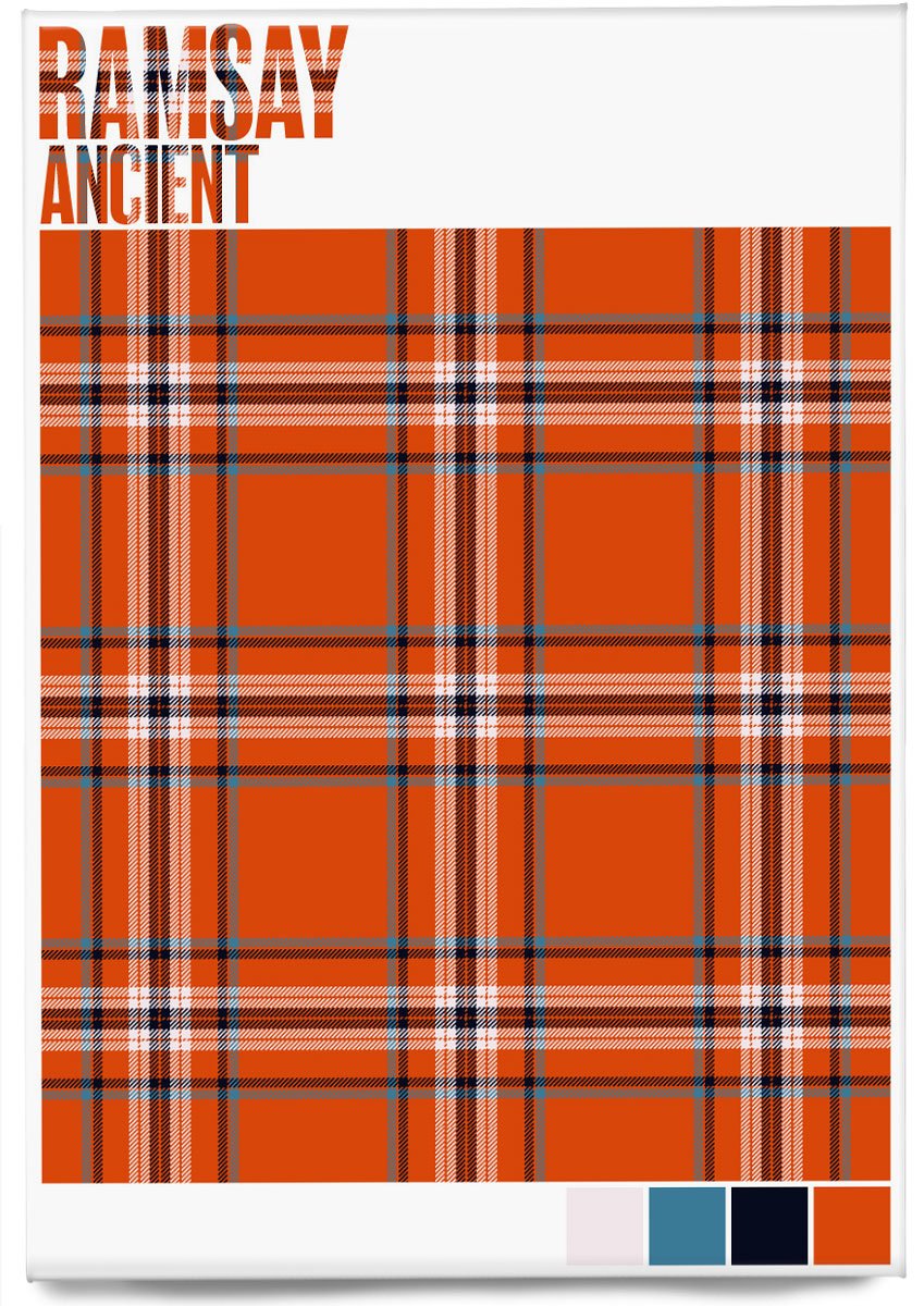 Ramsay Ancient tartan – magnet
