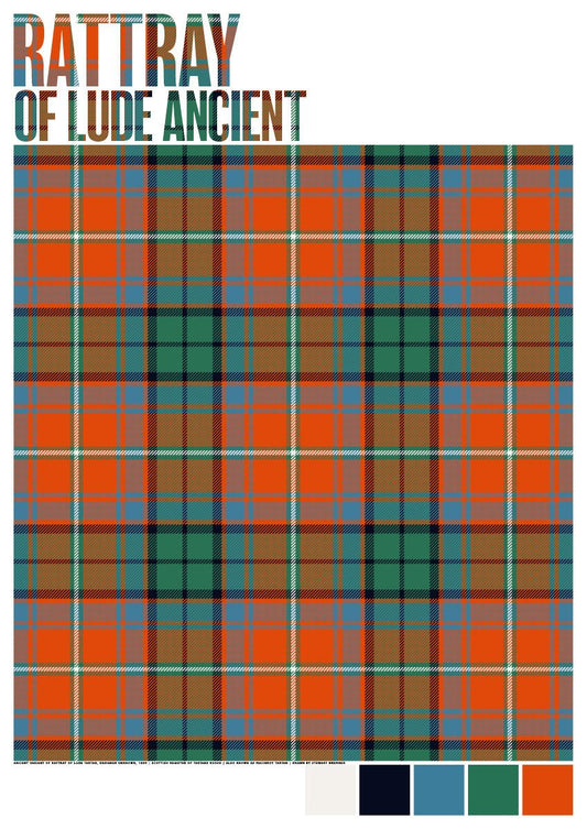 Rattray of Lude Ancient tartan – poster