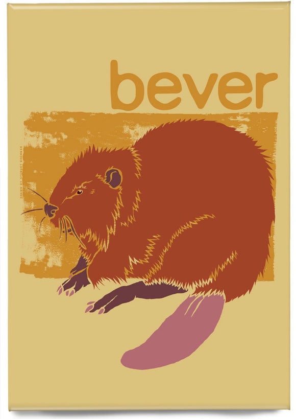 Bever – magnet – Indy Prints by Stewart Bremner