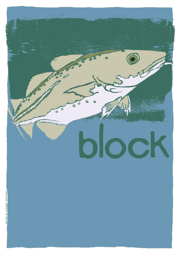 Block – poster – Indy Prints by Stewart Bremner
