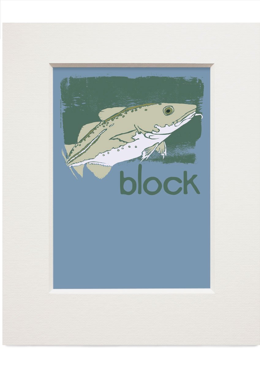 Block – small mounted print - Indy Prints by Stewart Bremner