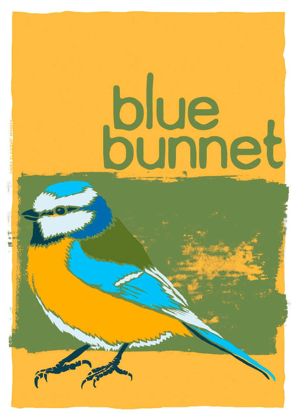 Blue bunnet – poster – Indy Prints by Stewart Bremner