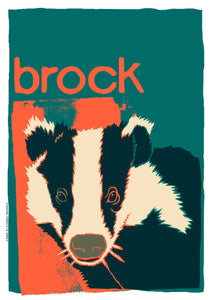 Brock – poster – Indy Prints by Stewart Bremner