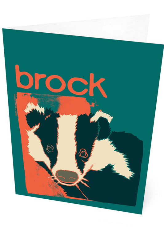 Brock – card – Indy Prints by Stewart Bremner