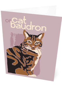 Cat or baudron – card – Indy Prints by Stewart Bremner