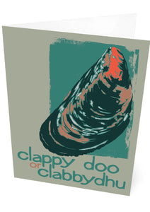 Clappy doo or clabbydhu – card – Indy Prints by Stewart Bremner