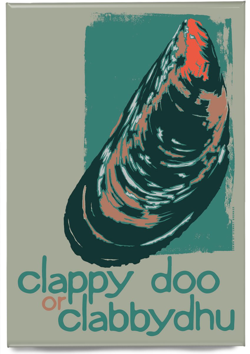 Clappy doo or clabbydhu – magnet – Indy Prints by Stewart Bremner