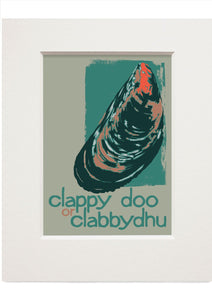 Clappy doo or clabbydhu – small mounted print - Indy Prints by Stewart Bremner