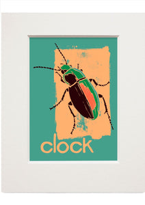 Clock – small mounted print - Indy Prints by Stewart Bremner