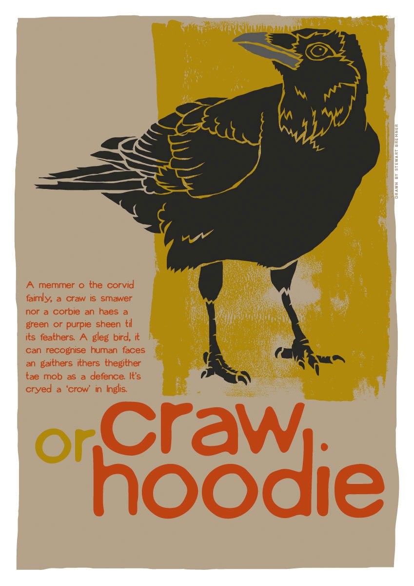 Craw – poster – Indy Prints by Stewart Bremner