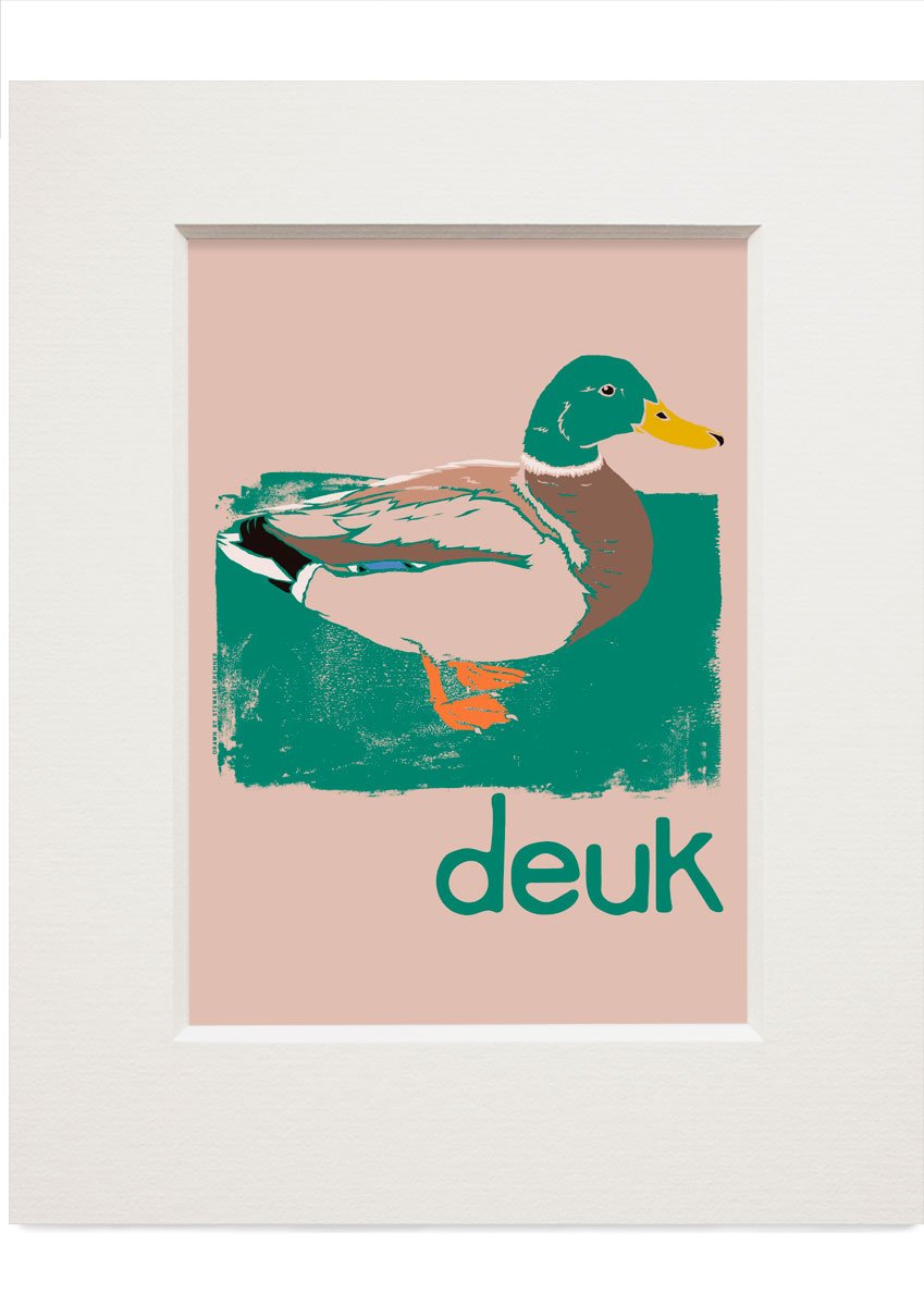 Deuk – small mounted print - Indy Prints by Stewart Bremner