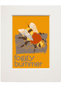 Foggy bummer – small mounted print - Indy Prints by Stewart Bremner