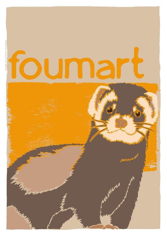 Foumart – poster – Indy Prints by Stewart Bremner