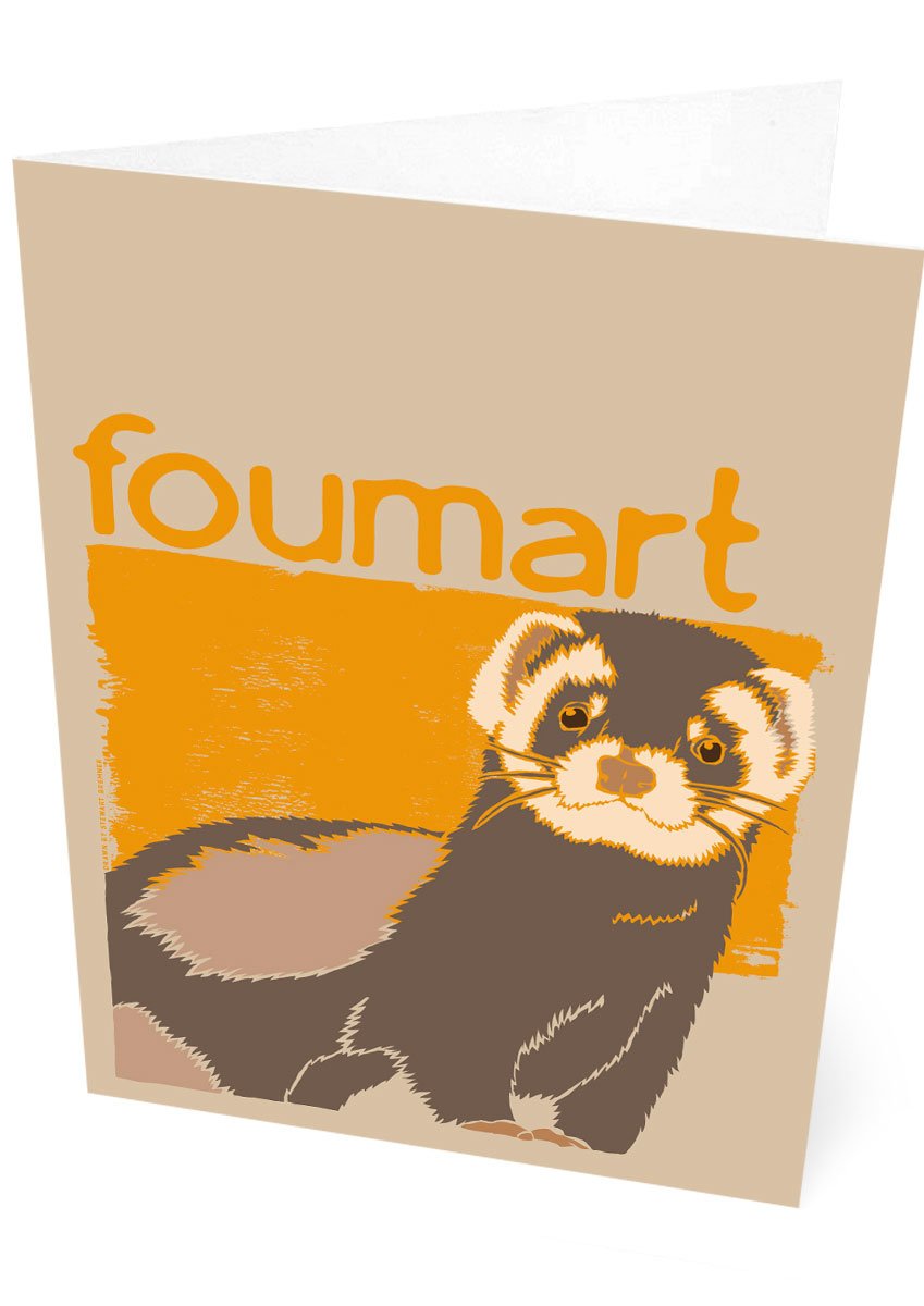Foumart – card – Indy Prints by Stewart Bremner