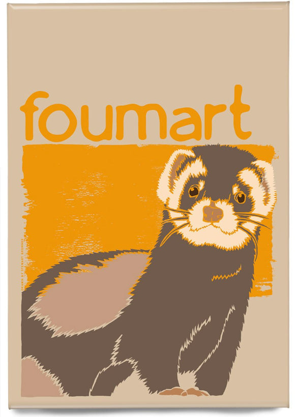 Foumart – magnet – Indy Prints by Stewart Bremner