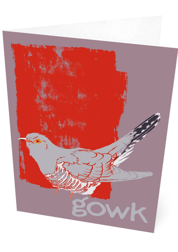 Gowk – card – Indy Prints by Stewart Bremner