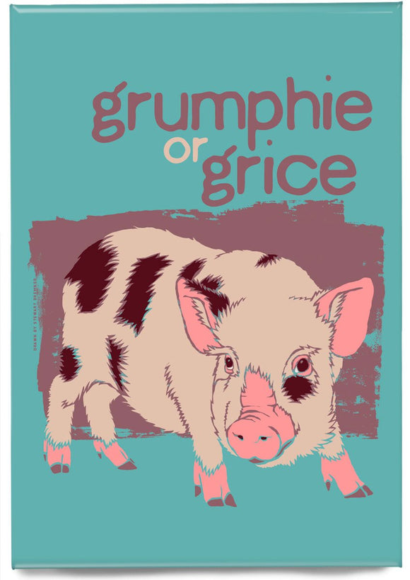 Grumphie or grice – magnet – Indy Prints by Stewart Bremner