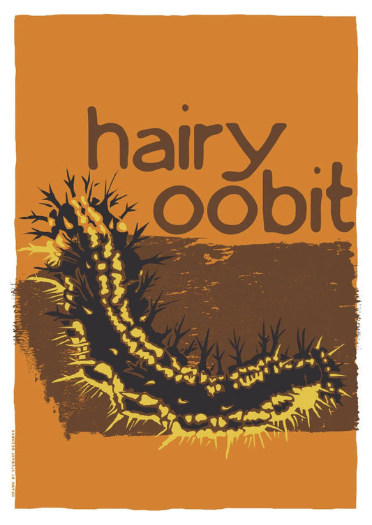 Hairy oobit – giclée print – Indy Prints by Stewart Bremner
