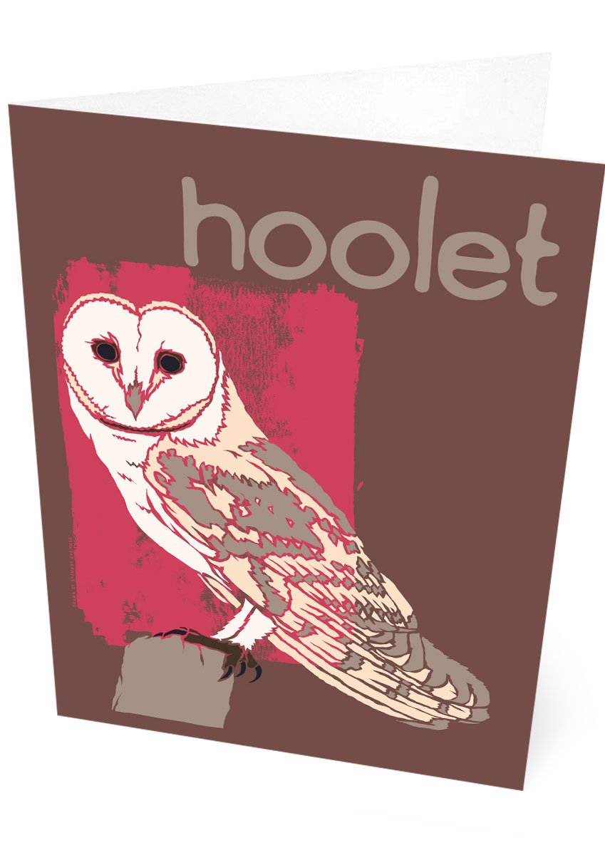Hoolet – card – Indy Prints by Stewart Bremner