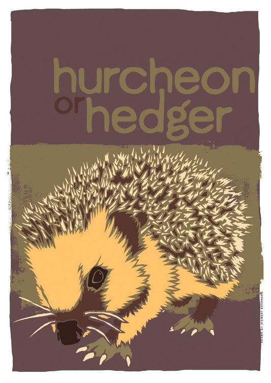 Hurcheon or hedger – giclée print – Indy Prints by Stewart Bremner