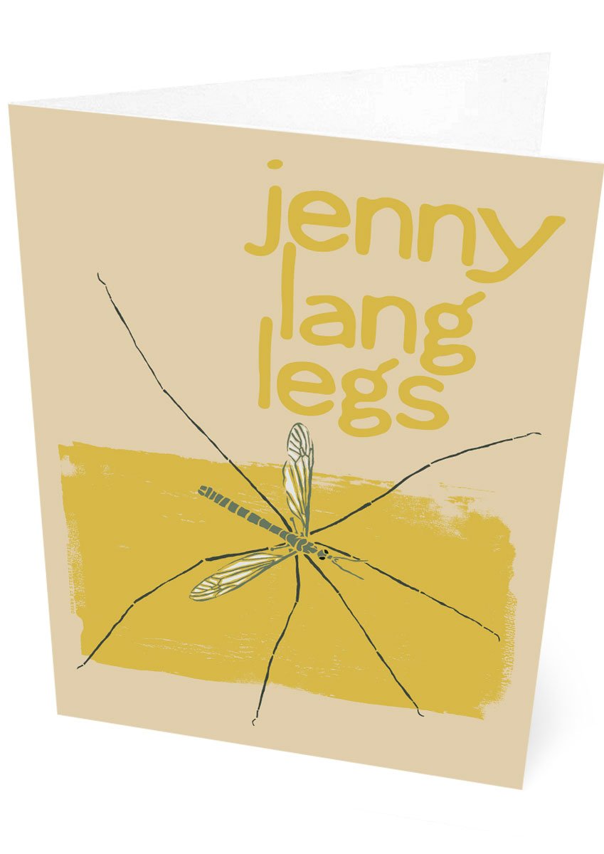 Jenny lang legs – card – Indy Prints by Stewart Bremner