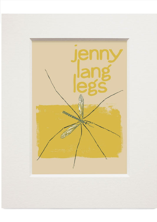 Jenny lang legs – small mounted print - Indy Prints by Stewart Bremner