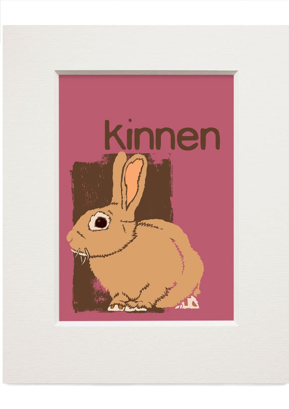 Kinnen – small mounted print - Indy Prints by Stewart Bremner