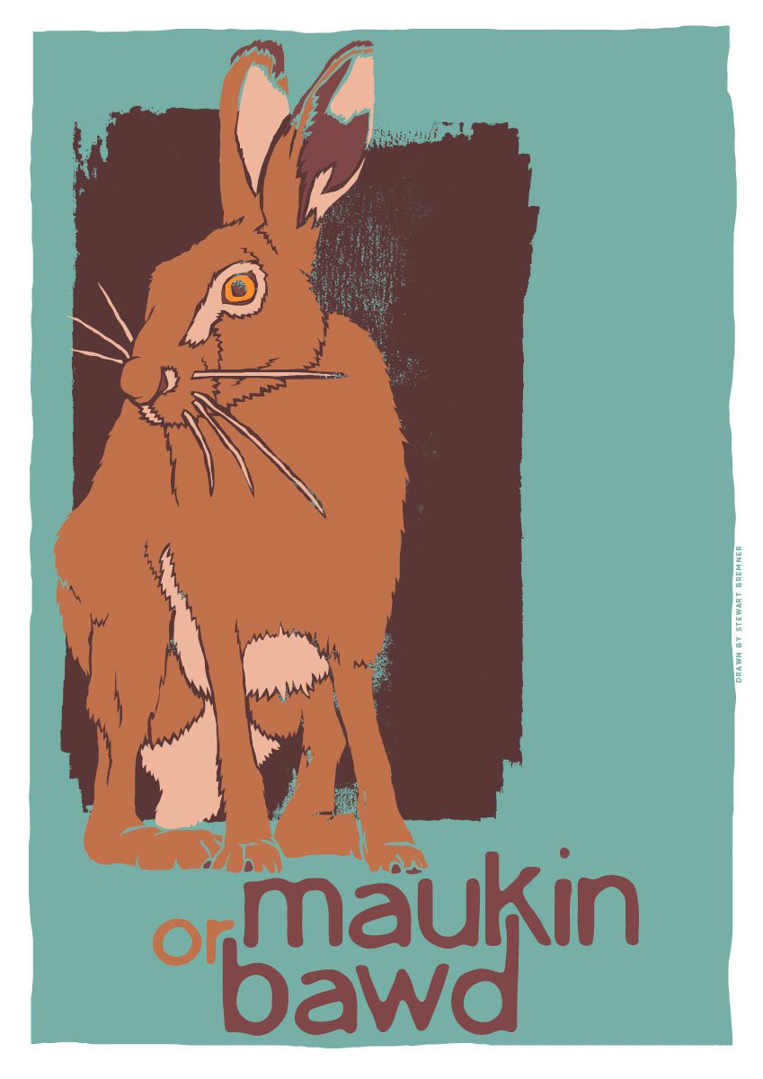 Maukin or bawd – giclée print – Indy Prints by Stewart Bremner