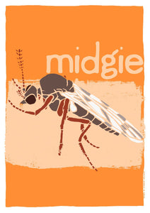 Midgie – poster – Indy Prints by Stewart Bremner