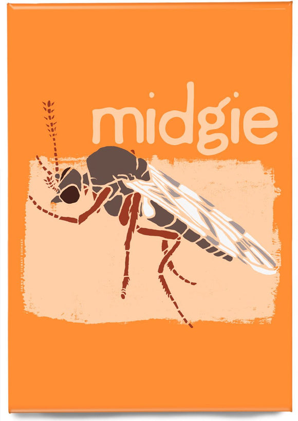 Midgie – magnet – Indy Prints by Stewart Bremner