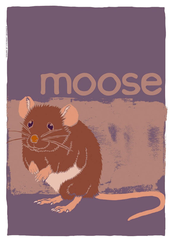 Moose – giclée print – Indy Prints by Stewart Bremner
