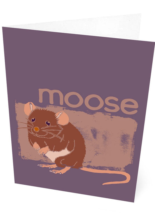 Moose – card – Indy Prints by Stewart Bremner