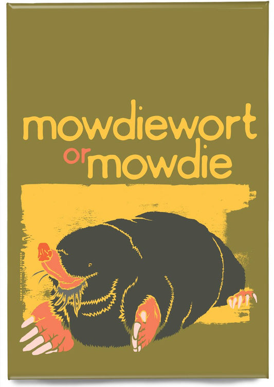 Mowdiewort or mowdie – magnet – Indy Prints by Stewart Bremner